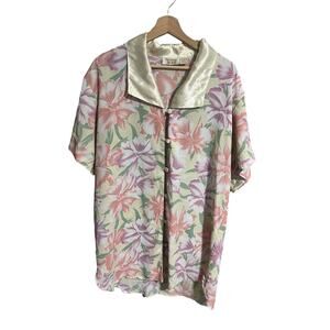 Vintage Victoria's Secret Pastel Floral Nightshirt S